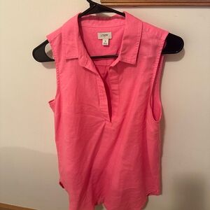 J crew hot pink summer top sz Small